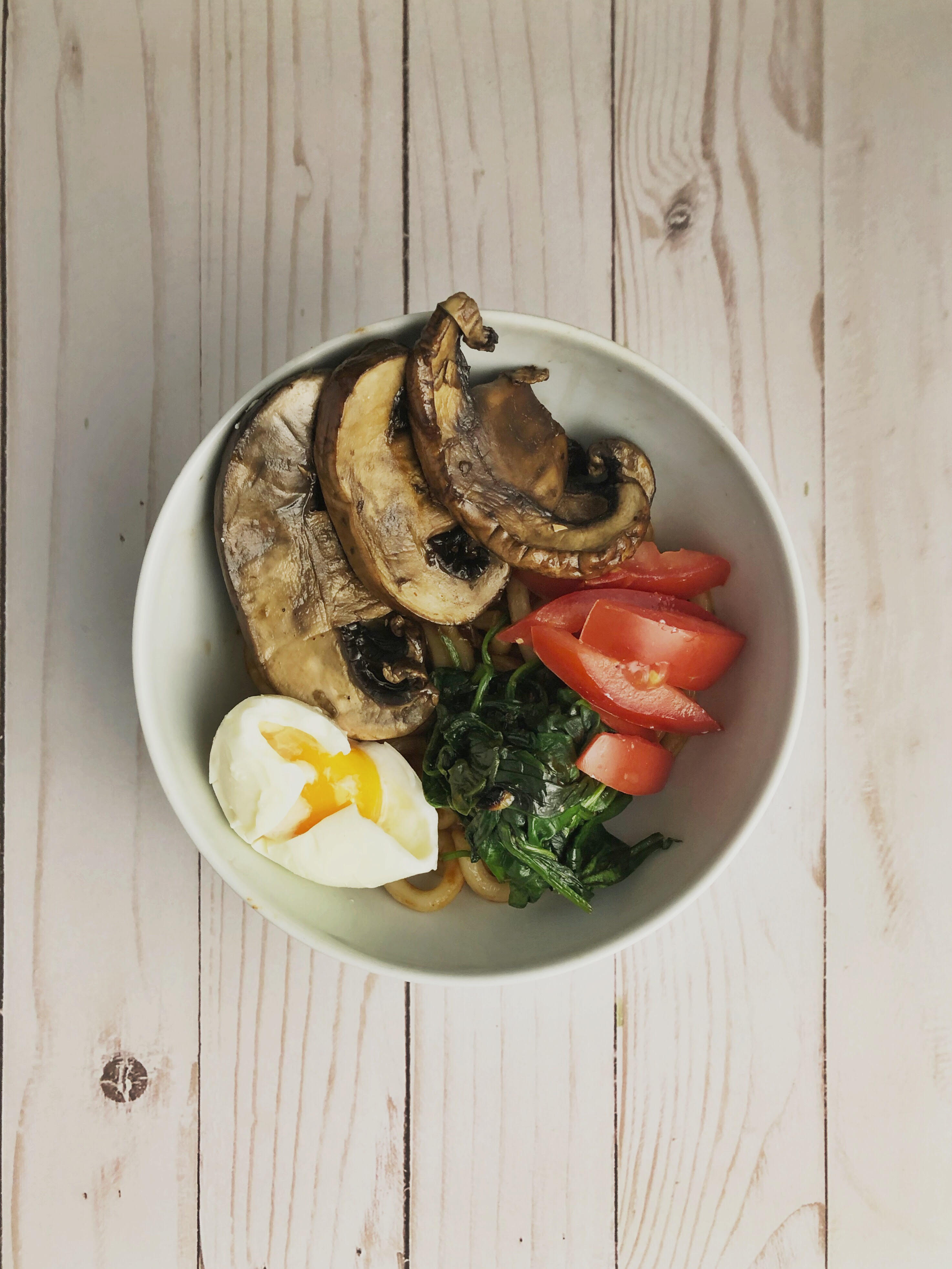 Mushroom Noodle Bowl